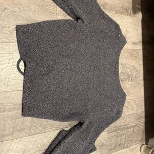 Wild Fable Women's Long Sleeve V-Neck Ruched Front Sweater Knit T Shirt Size XL